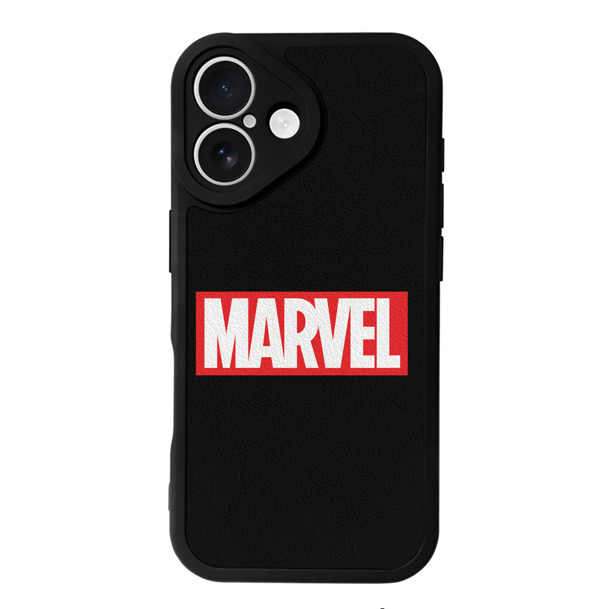 （画像用） アベンジャーズ The Avengers 【iPhone 16シリーズ対応】シリコンスマホケース（レザー調） 材質：シリコン
